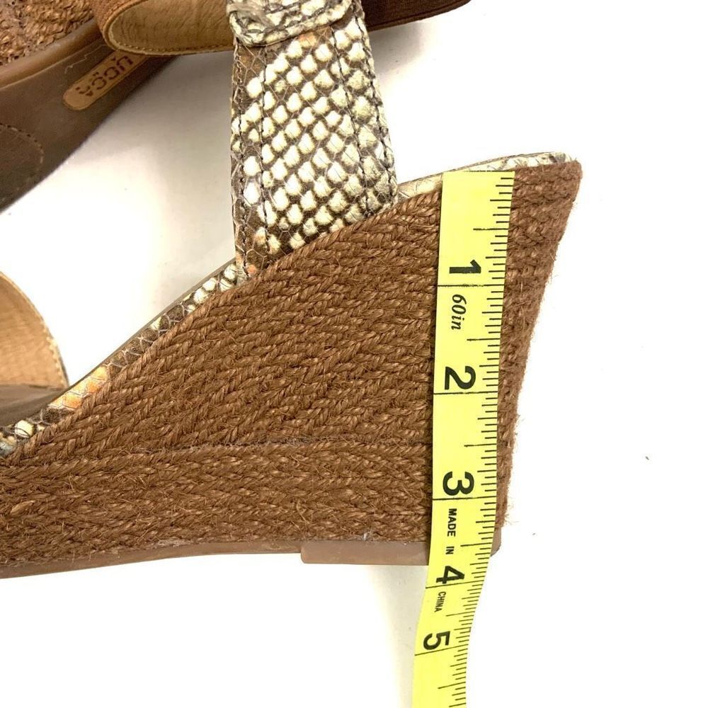 LUCCA LANE Leather Ankle Espadrilles - Picture 7 of 9